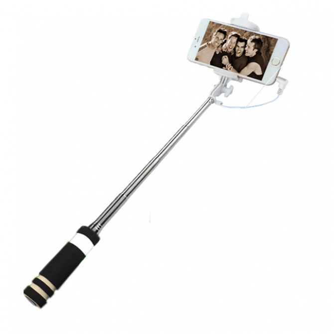 Монопод Mini Чорний + кнопка через 3,5"-1