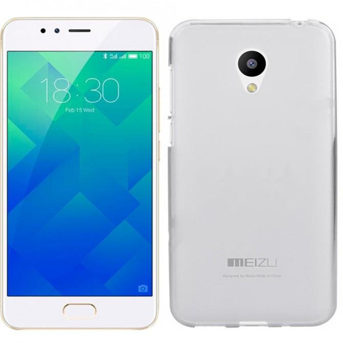 Чехол Silicone Case для Meizu M5s White