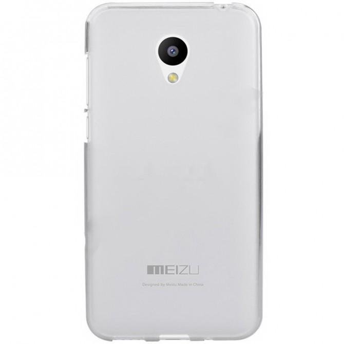 Чехол Silicone Case для Meizu M5s White-1