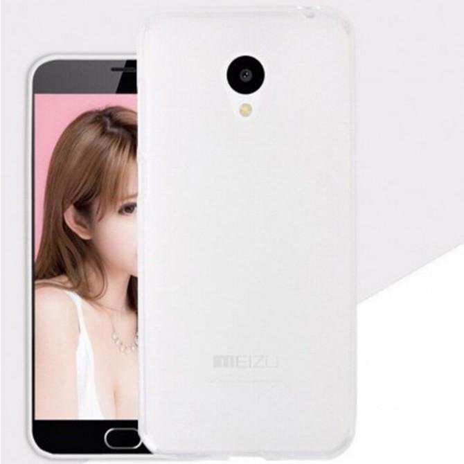 Чехол Silicone Case для Meizu M5s White-2
