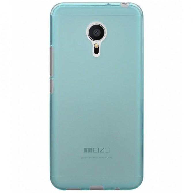 Чехол Silicone Case для Meizu Pro 5 Blue-1