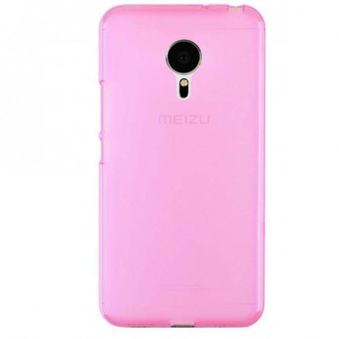 Чехол Silicone Case для Meizu Pro 5 Pink-1