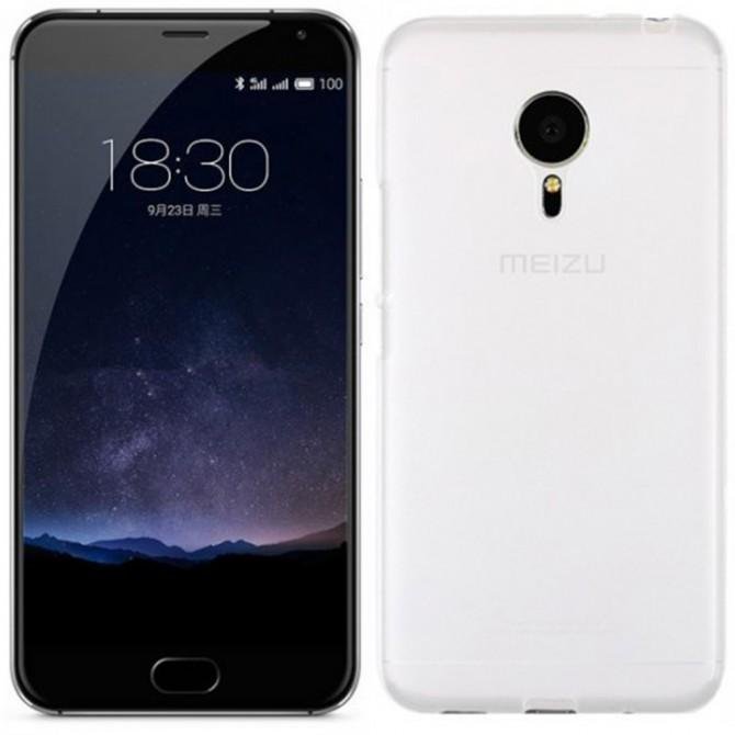 Чехол Silicone Case для Meizu Pro 5 White