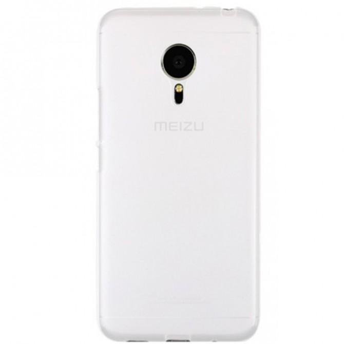 Чехол Silicone Case для Meizu Pro 5 White-1