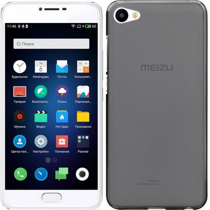 Чохол Silicone Case для Meizu U20 Чорний