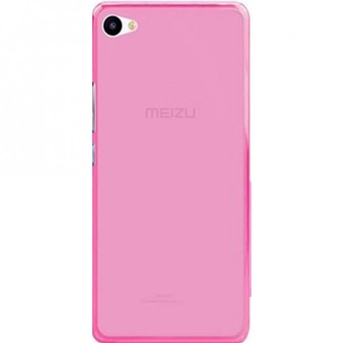 Чехол Silicone Case для Meizu U20 Pink-1