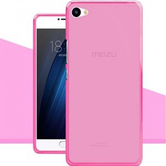 Чехол Silicone Case для Meizu U20 Pink-3