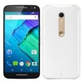 Чехол Silicone Case для Motorola X Style White