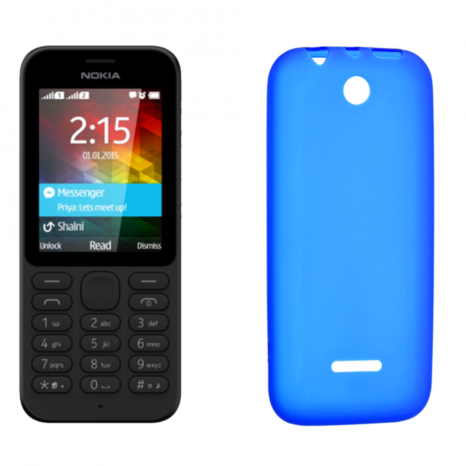 Чохол Silicone Case для Nokia 215 Синій