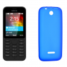 Чехол Silicone Case для Nokia 215 Blue
