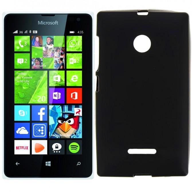 Чохол Silicone Case для Nokia 435/532 (Microsoft) Чорний