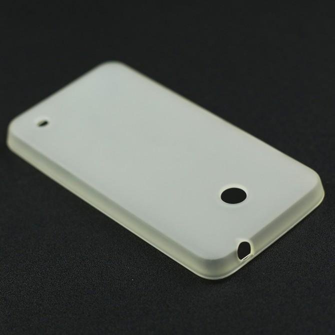 Чехол Silicone Case для Nokia 630/635 White-4