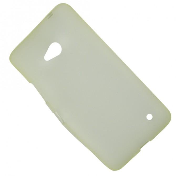 Чехол Silicone Case для Nokia 640 (Microsoft) White-2