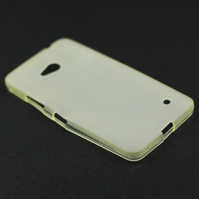 Чехол Silicone Case для Nokia 640 (Microsoft) White-3