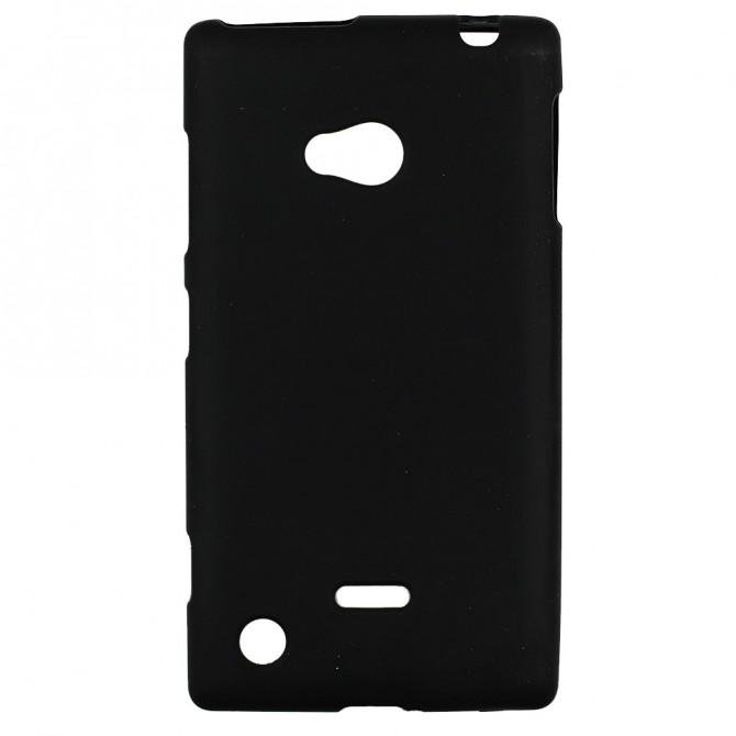 Чехол Silicone Case для Nokia 720 Чёрный-1