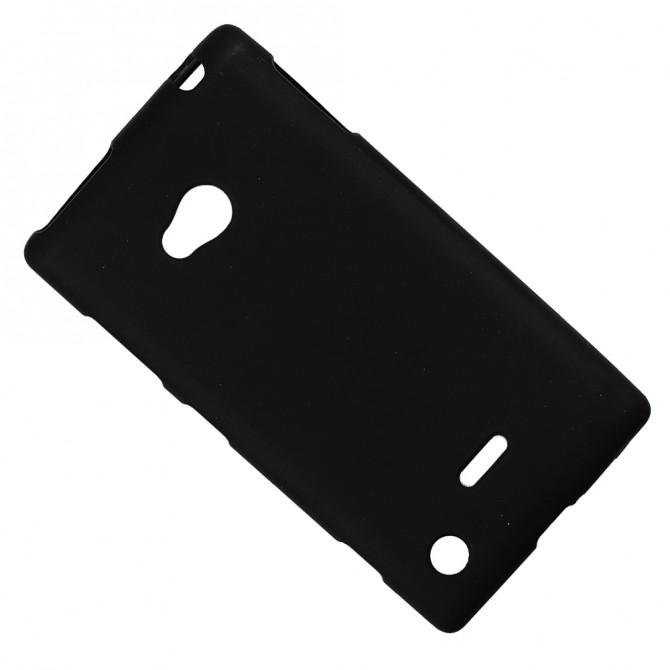 Чехол Silicone Case для Nokia 720 Чёрный-2