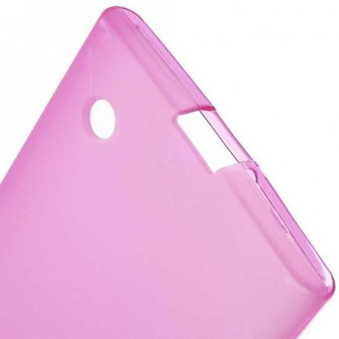 Чехол Silicone Case для Nokia 730 Pink-2
