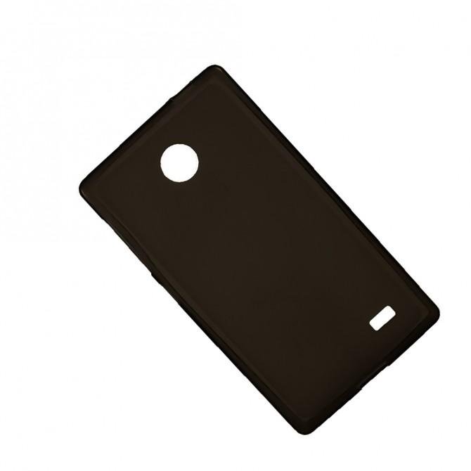 Чехол Silicone Case для Nokia X Чёрный-2