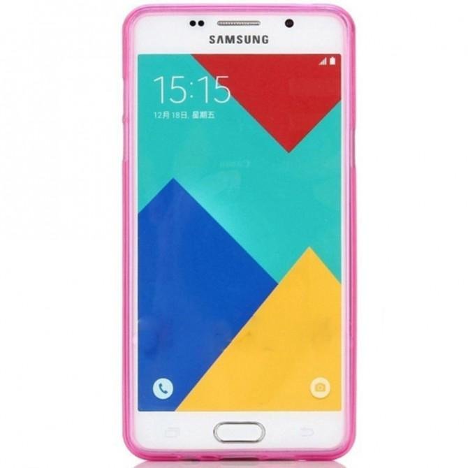 Чохол Silicone Case для Samsung A310 (A3-2016) Рожевий-2