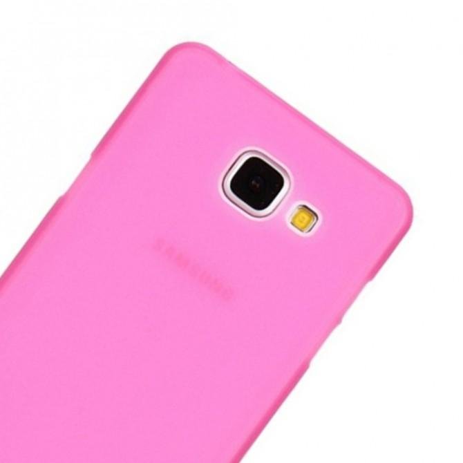 Чохол Silicone Case для Samsung A310 (A3-2016) Рожевий-4