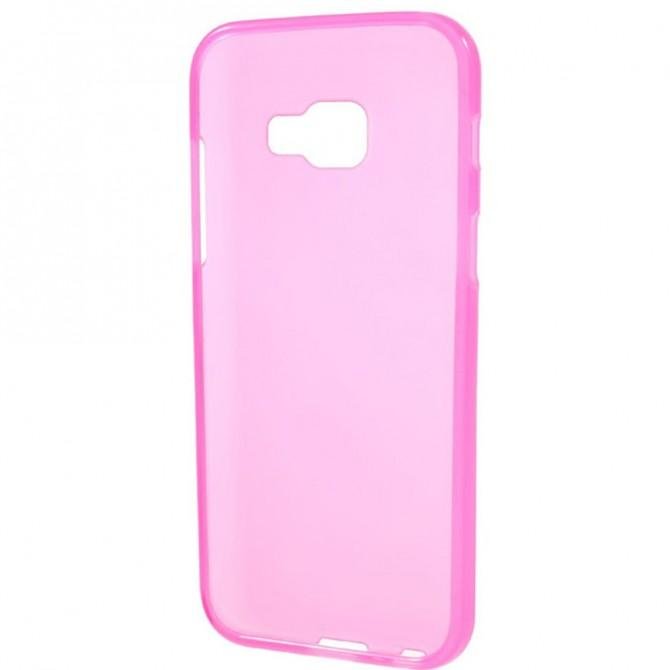 Чехол Silicone Case для Samsung A520 (A5-2017) Pink-2