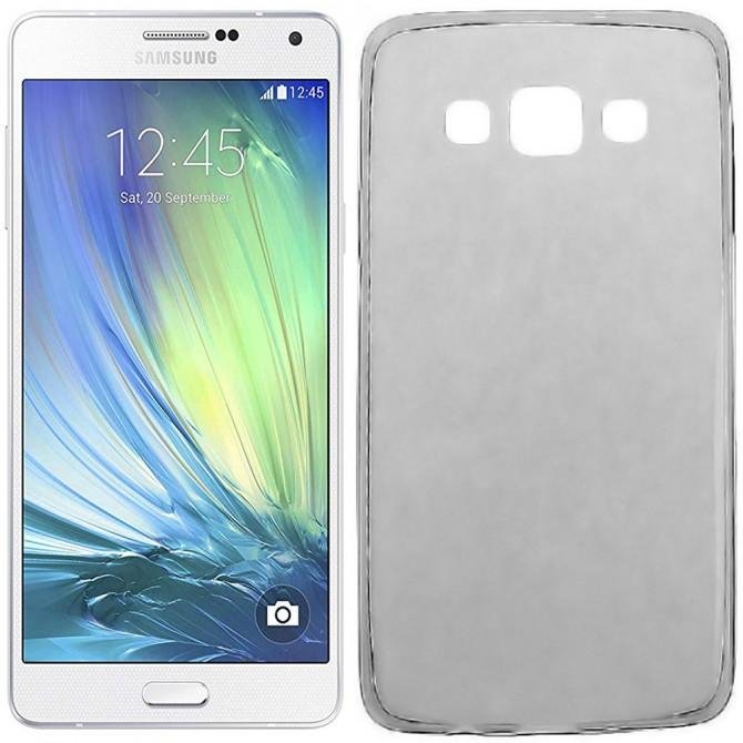 Чехол Silicone Case для Samsung A700 (A7) Чёрный