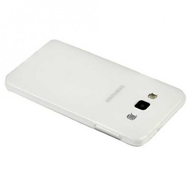 Чехол Silicone Case для Samsung A700 (A7) White-2