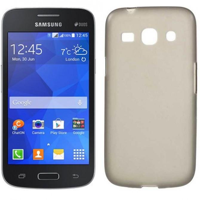 Чехол Silicone Case для Samsung G350 Чёрный
