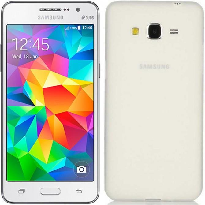 Чехол Silicone Case для Samsung G530 White