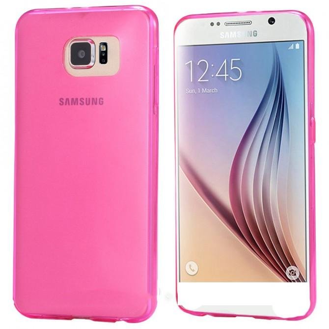 Чехол Silicone Case для Samsung G920 (S6) Pink