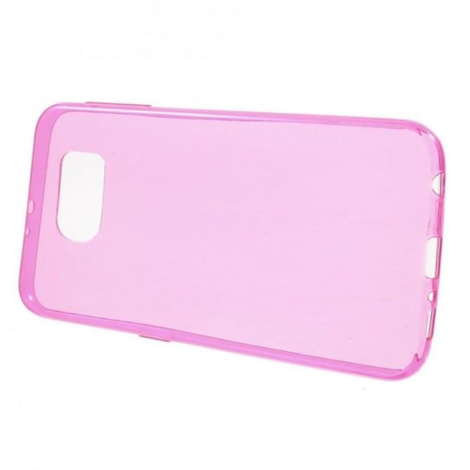 Чехол Silicone Case для Samsung G920 (S6) Pink-2