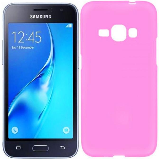 Чохол Silicone Case для Samsung J120 (J1-2016) Рожевий