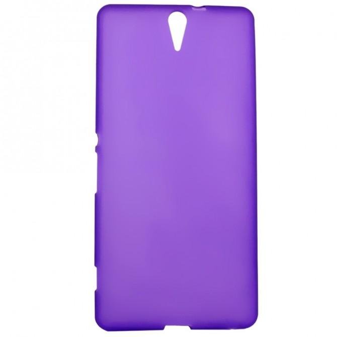 Чохол Silicone Case для Sony Xperia C5 Фіолетовий-1