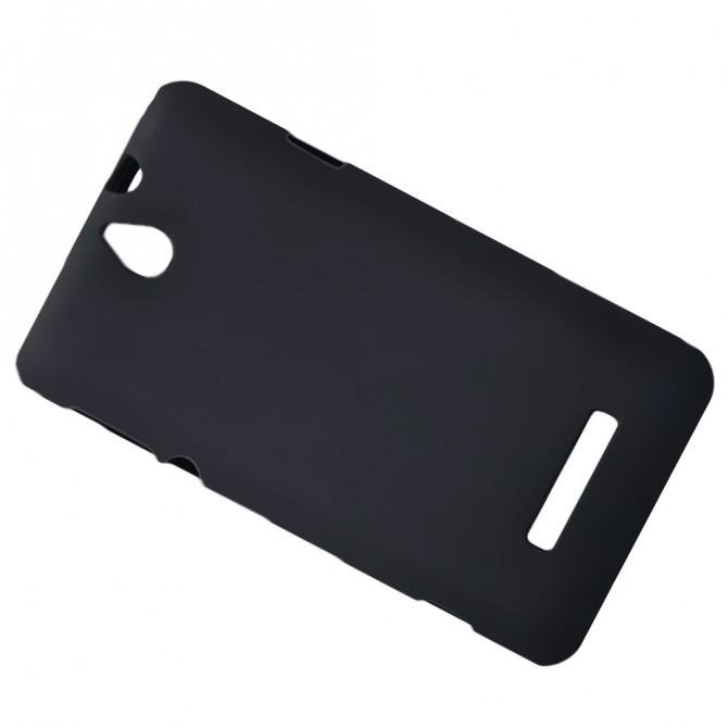 Чохол Silicone Case для Sony Xperia E/E Dual/C1504/C1505/C1604/C1605 Чорний-2