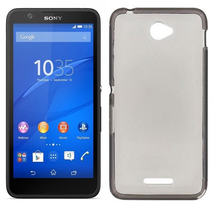 Чохол Silicone Case для Sony Xperia E4 Чорний