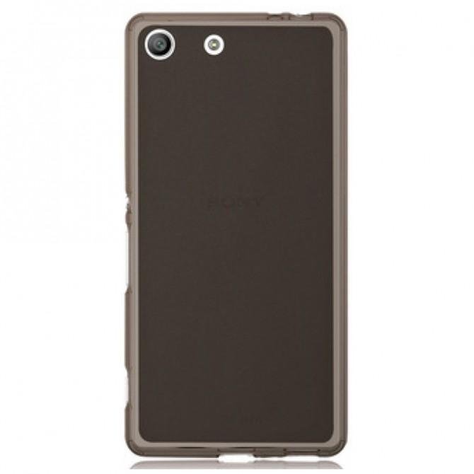 Чехол Silicone Case для Sony Xperia M5 Чёрный-1