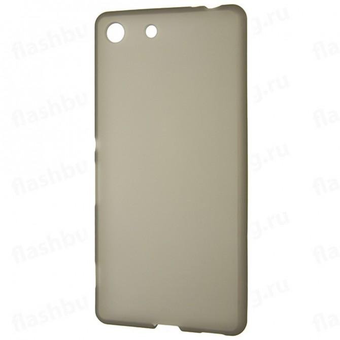 Чехол Silicone Case для Sony Xperia M5 Чёрный-2