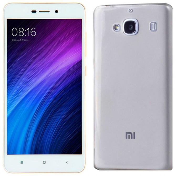 Чехол Silicone Case для Xiaomi Redmi 2 Чёрный