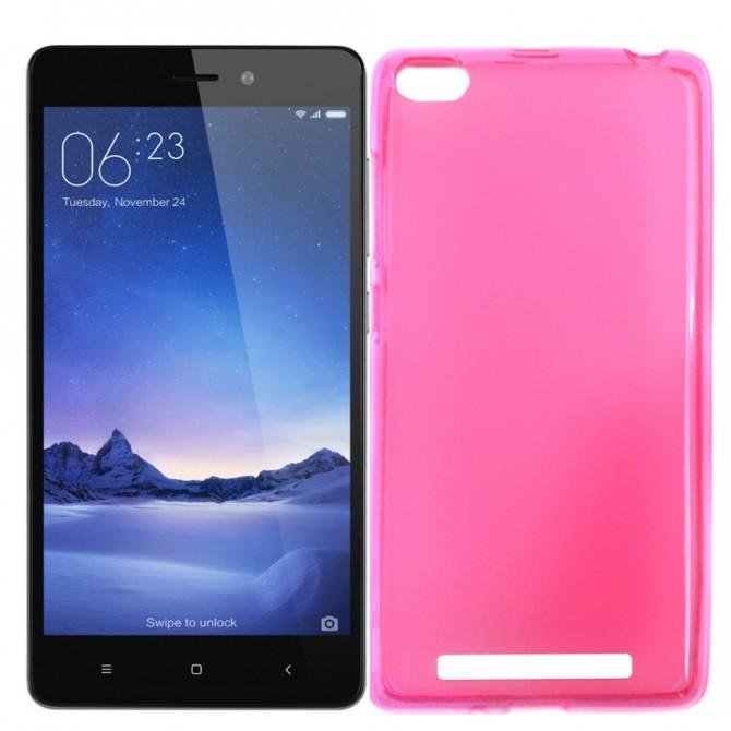 Чехол Silicone Case для Xiaomi Redmi 3 Pink