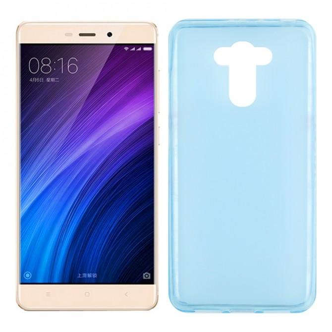 Чехол Silicone Case для Xiaomi Redmi 4/4 Prime Blue