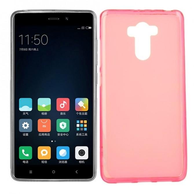 Чехол Silicone Case для Xiaomi Redmi 4/4 Prime Pink