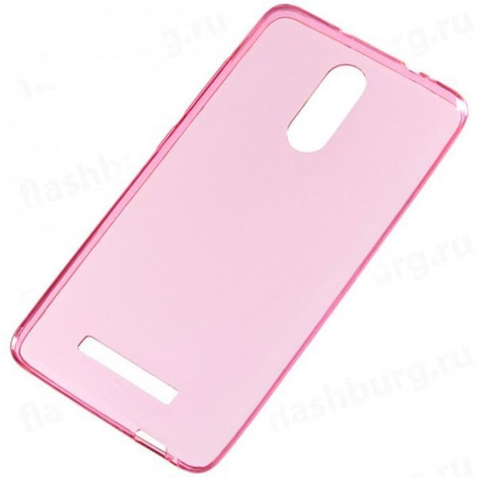 Чехол Silicone Case для Xiaomi Redmi Note 3 Pink-1