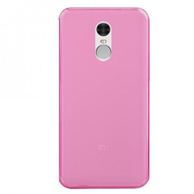 Чехол Silicone Case для Xiaomi Redmi Note 4x Pink-1