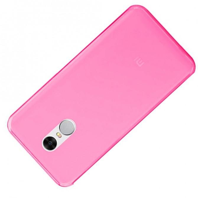 Чехол Silicone Case для Xiaomi Redmi Note 4x Pink-2