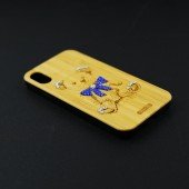 Чохол Bamboo Wooden Case with Diamonds для iPhone X/Xs Ведмідь Чохол Bamboo Wooden Case with Diamonds для iPhone X/Xs Ведмідь