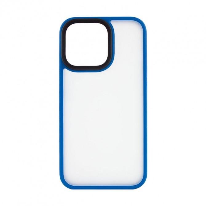 Чехол TPU+PC Metal Buttons для Apple iPhone 13 (6.1") Голубой