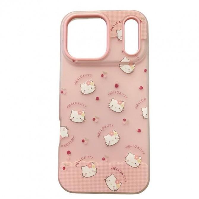 Накладка Hello Kitty для iPhone 17 Air Pink