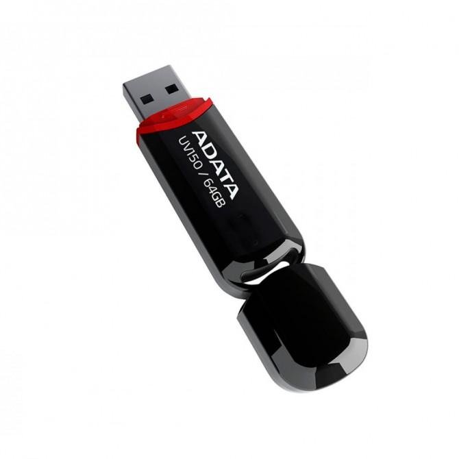 Флеш память ADATA USB 64Gb AUV150 Black USB 3.2-2