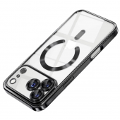 Чехол Wave Metyal Shining with MagSafe для iPhone 17 Pro Черный