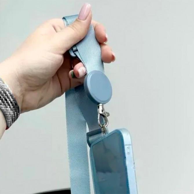 Шнурок для телефона (широкий) 150см (Lilac)-1